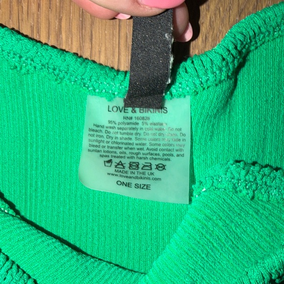 Love & Bikinis Green Bikini Set - Picture 3 of 4